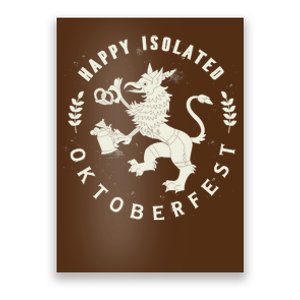 Happy Isolated Oktoberfest Poster