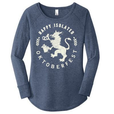 Happy Isolated Oktoberfest Women's Perfect Tri Tunic Long Sleeve Shirt