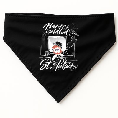 Happy Isolated St Patrick's Day USA-Made Doggie Bandana