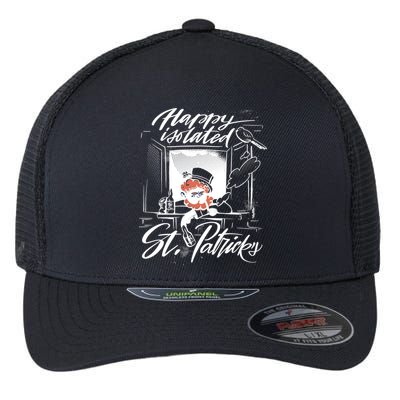 Happy Isolated St Patrick's Day Flexfit Unipanel Trucker Cap
