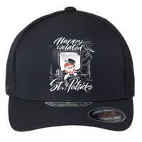 Happy Isolated St Patrick's Day Flexfit Unipanel Trucker Cap
