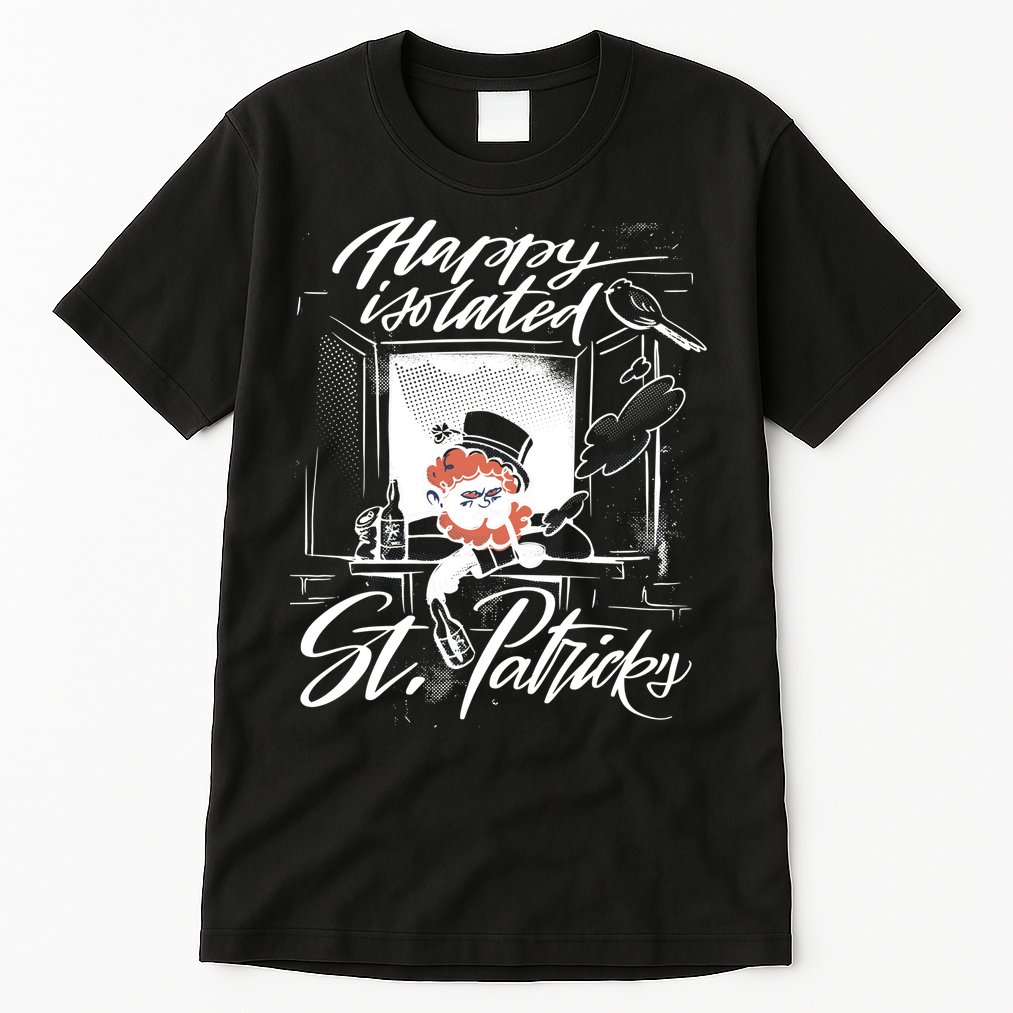 Happy Isolated St Patrick's Day Tall T-Shirt