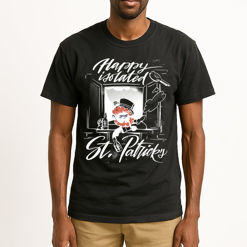 Happy Isolated St Patrick's Day Tall T-Shirt