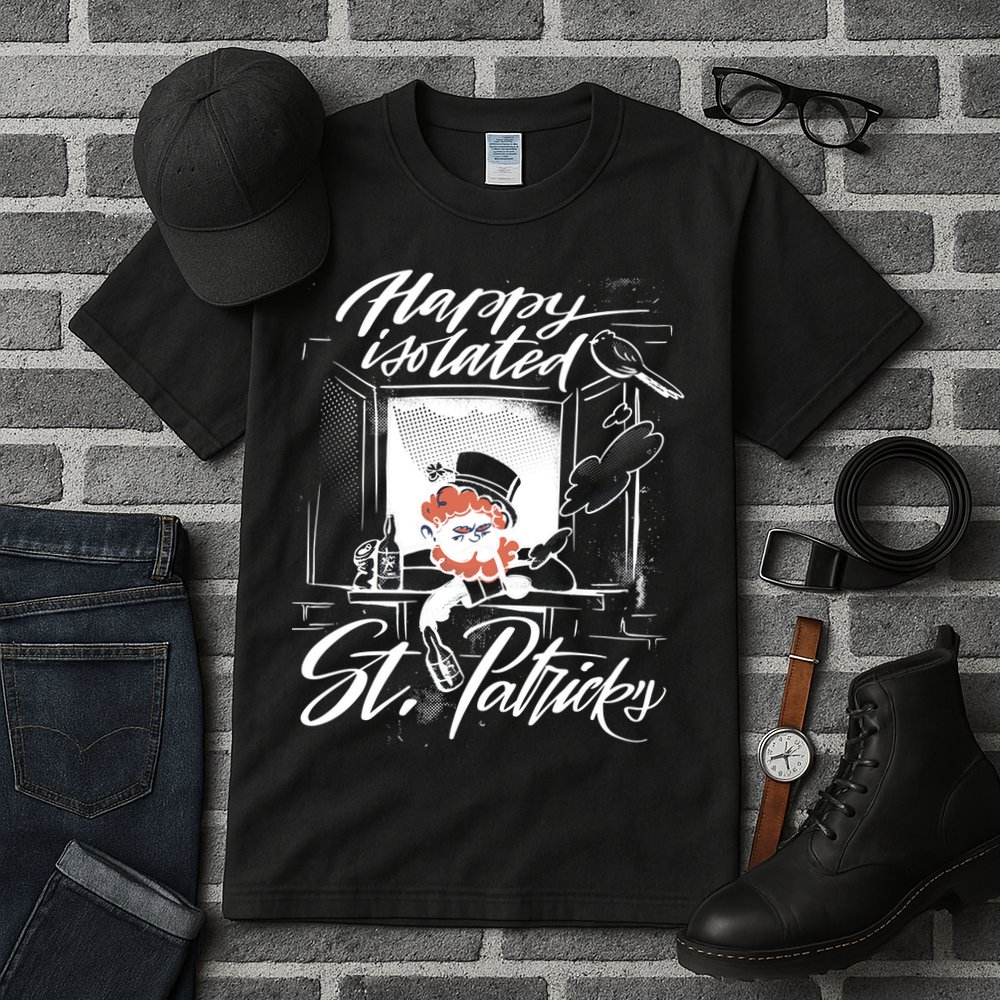 Happy Isolated St Patrick's Day Tall T-Shirt