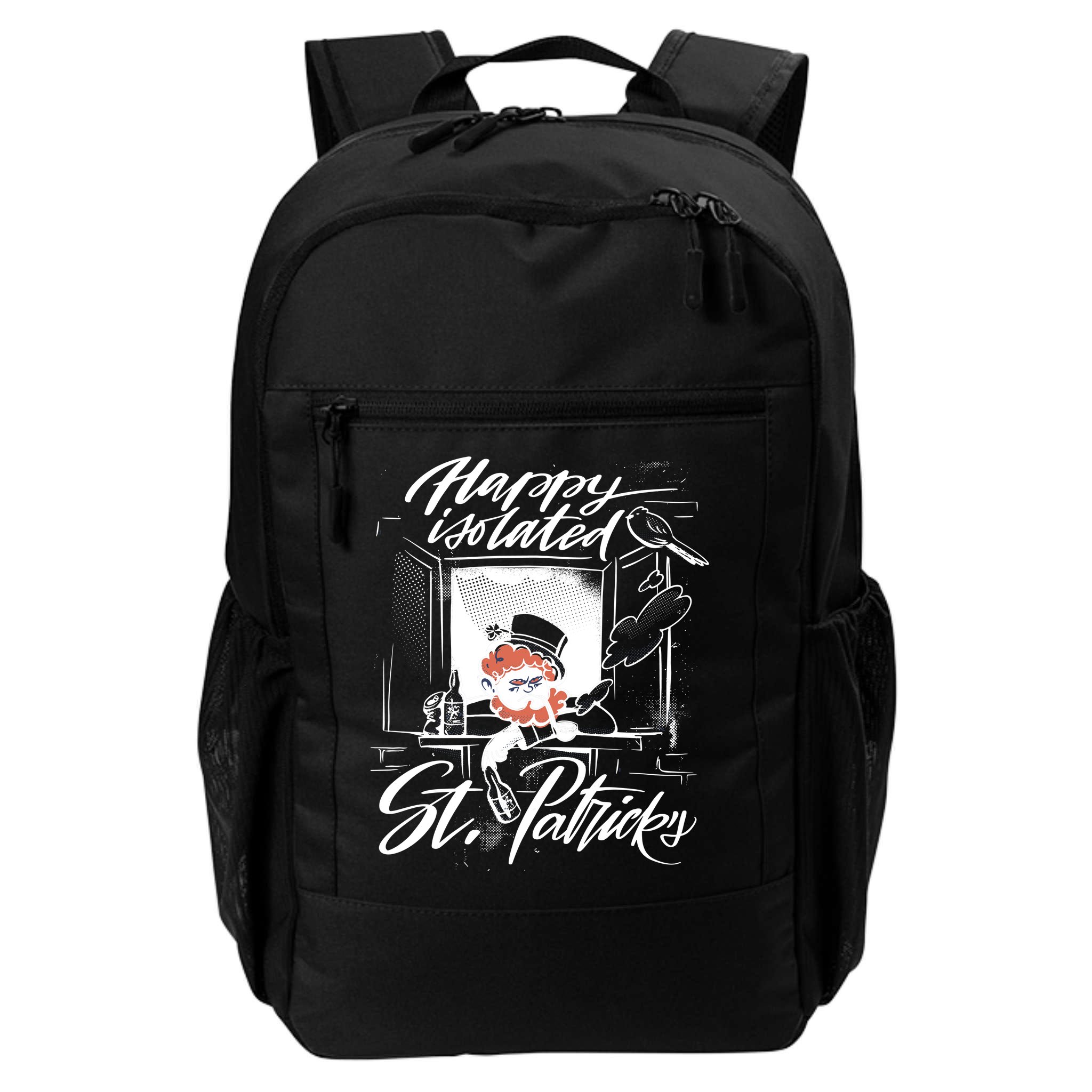 Happy Isolated St Patrick's Day Backpack