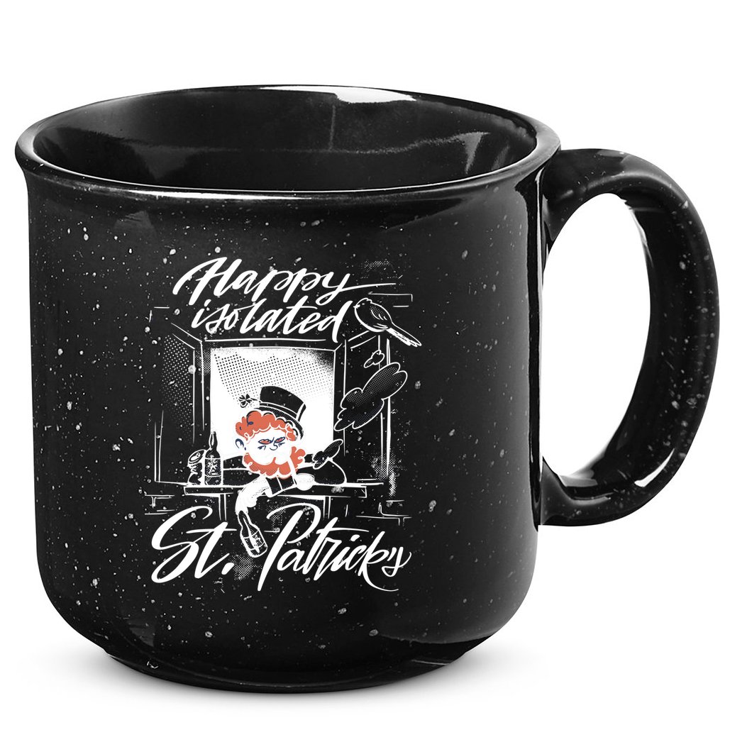 Happy Isolated St Patrick's Day 15oz Campfire Ceramic Mug