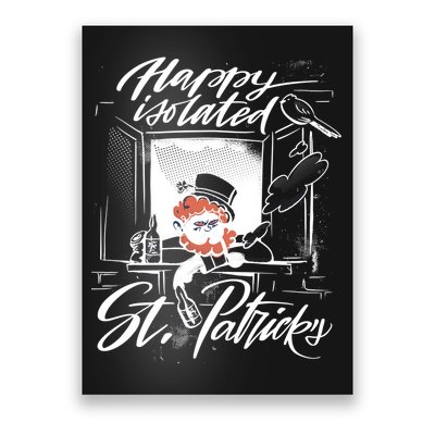 Happy Isolated St Patrick's Day Poster