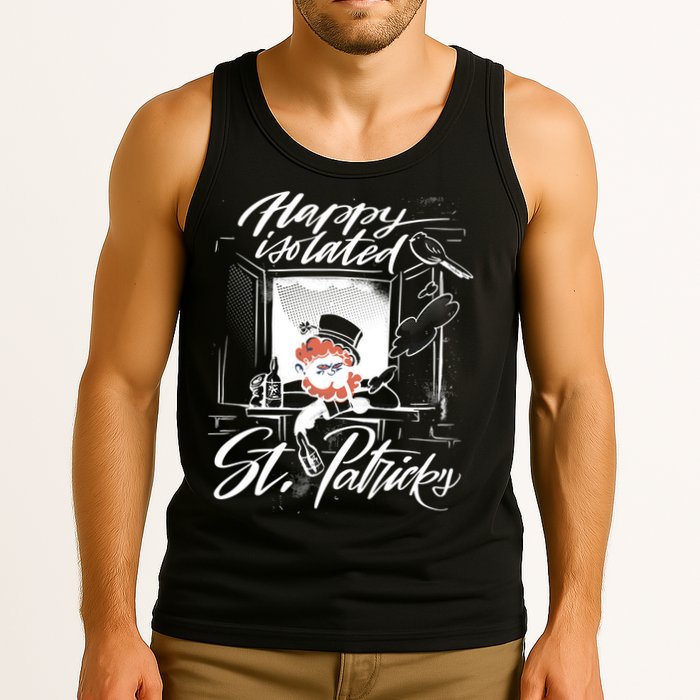 Happy Isolated St Patrick's Day Tank Top