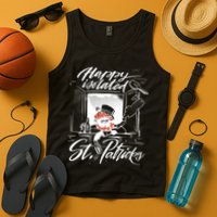 Happy Isolated St Patrick's Day Tank Top