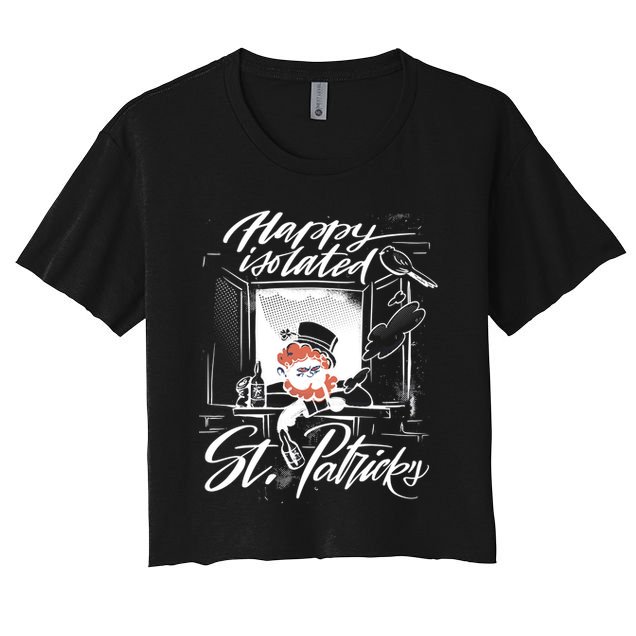 Happy Isolated St Patrick's Day Crop Top