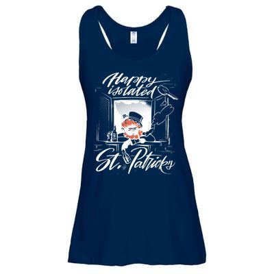 Happy Isolated St Patrick's Day Ladies Essential Flowy Tank