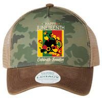 Happy Juneteenth Celebrate Freedom  Abstract Art Legacy Tie Dye Trucker Hat