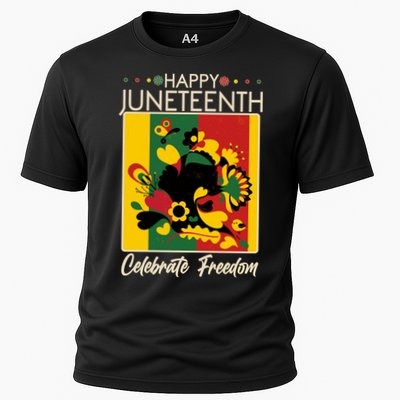 Happy Juneteenth Celebrate Freedom  Abstract Art Performance Shirt