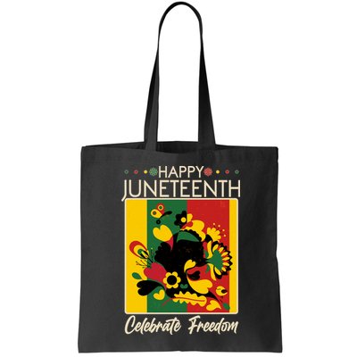 Happy Juneteenth Celebrate Freedom  Abstract Art Bag