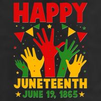 Happy Juneteenth June 19 1865 Celebration Raised Hands Cool Comfort Performance Bucket Hat