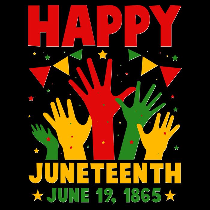 Happy Juneteenth June 19 1865 Celebration Raised Hands Wool Snapback Cap