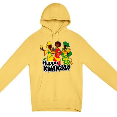 Happy Kwanzaa Celebration  Premium Pullover Hoodie