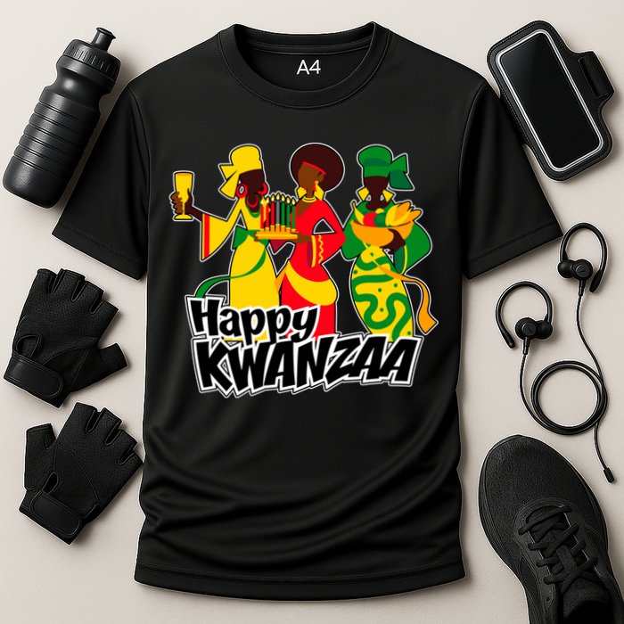 Happy Kwanzaa Celebration  Cooling Performance Crew T-Shirt