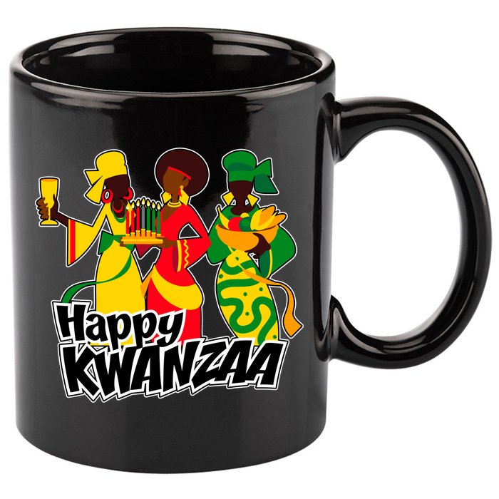 Happy Kwanzaa Celebration  11oz C Handle Ceramic Mug