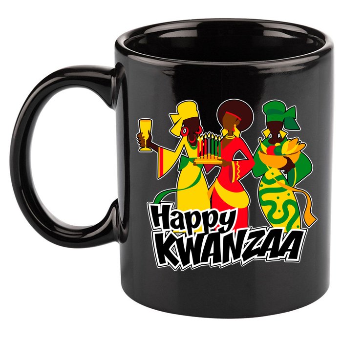 Happy Kwanzaa Celebration  11oz C Handle Ceramic Mug