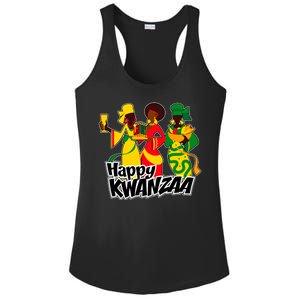 Happy Kwanzaa Celebration  Ladies PosiCharge Competitor Racerback Tank