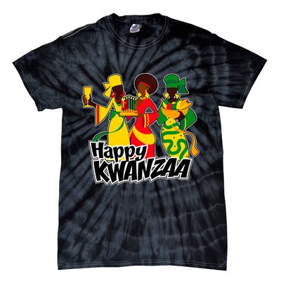 Happy Kwanzaa Celebration  Tie-Dye T-Shirt