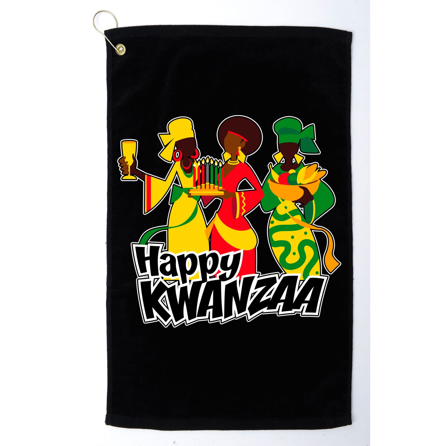 Happy Kwanzaa Celebration  Golf Towel