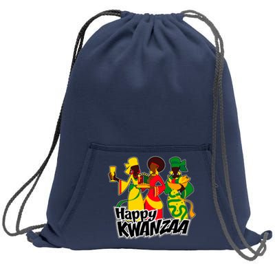 Happy Kwanzaa Celebration  Sweatshirt Cinch Pack Bag