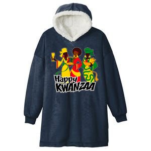 Happy Kwanzaa Celebration  Hooded Wearable Blanket