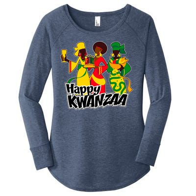 Happy Kwanzaa Celebration  Women's Perfect Tri Tunic Long Sleeve Shirt