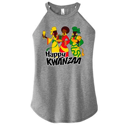 Happy Kwanzaa Celebration  Women's Perfect Tri Rocker Tank