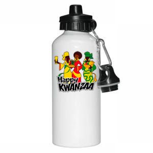 Happy Kwanzaa Celebration  Aluminum Water Bottle