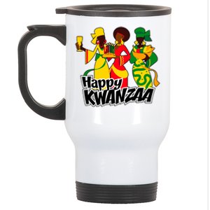 Happy Kwanzaa Celebration  Stainless Steel Travel Mug