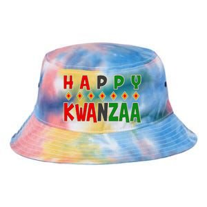 Happy Kwanzaa Holiday Tie Dye Newport Bucket Hat