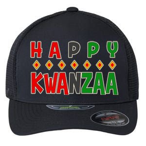 Happy Kwanzaa Holiday Flexfit Unipanel Trucker Cap