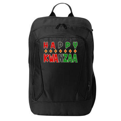 Happy Kwanzaa Holiday City Backpack