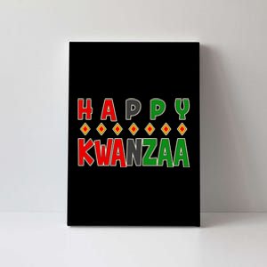 Happy Kwanzaa Holiday Canvas