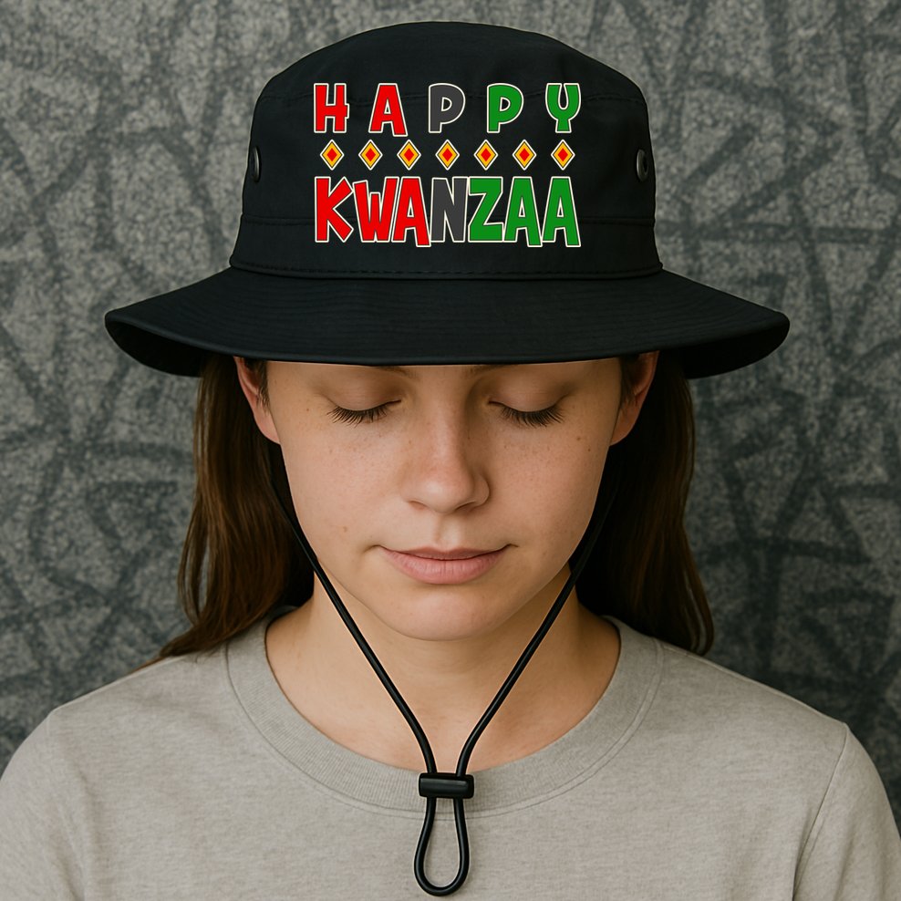 Happy Kwanzaa Holiday Bucket Hat