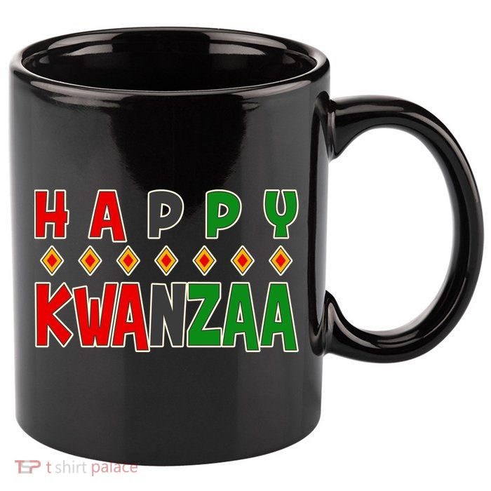 Happy Kwanzaa Holiday 11oz C Handle Ceramic Mug