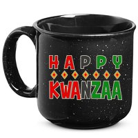 Happy Kwanzaa Holiday 15oz Campfire Ceramic Mug