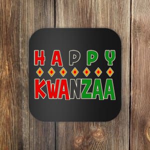 Happy Kwanzaa Holiday Coaster