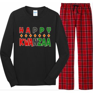 Happy Kwanzaa Holiday Long Sleeve Pajama Set