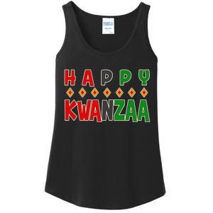 Happy Kwanzaa Holiday Ladies Essential Tank