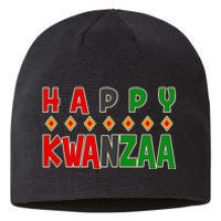 Happy Kwanzaa Holiday Sustainable Beanie