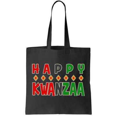 Happy Kwanzaa Holiday Tote Bag