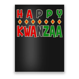 Happy Kwanzaa Holiday Poster