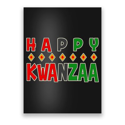Happy Kwanzaa Holiday Poster