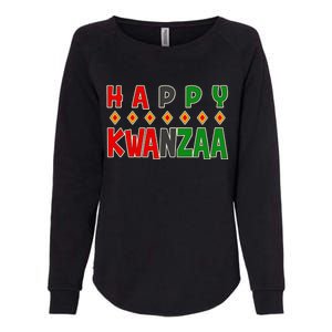 Happy Kwanzaa Holiday Womens California Wash Sweatshirt