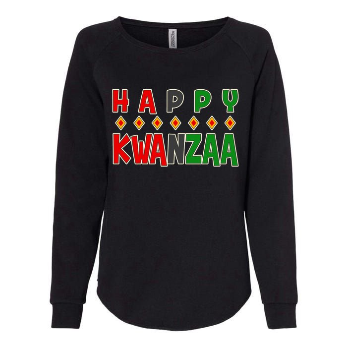 Happy Kwanzaa Holiday Womens California Wash Sweatshirt