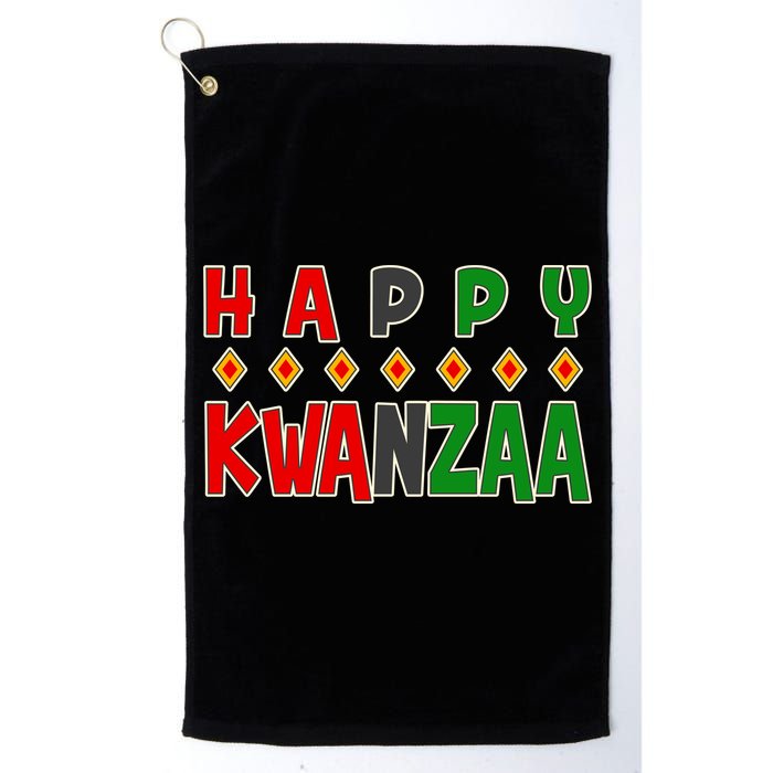 Happy Kwanzaa Holiday Golf Towel